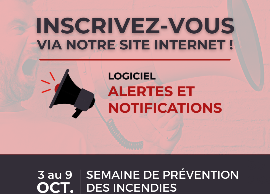 Inscrivez-vous au Système d’alerte à la population